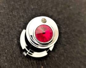 41196 Kenworth A/c Heater Knob 2006 And Up Red Jewel Plastic