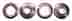 J2-1640 Kit-4 1966-66-1967-67 Nova Chevy Ii Dash Bezel Pieces-new