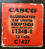 L134b-8 Casco Vintage Iluminated Car Lighter Receptacle
