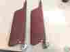 C9ab-620422a Mach1 1969 1970 Ford Mustang Coupe Fb Upper L Rh Sun Visor Bracket Red 64.5