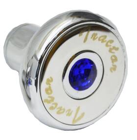 Npt 3544b Tractor Parking Air Brake Knob Deluxe Screw-on Blue Jewel Hts#3544b