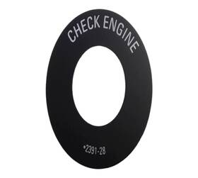 K281-2391-28 Paccar Kenworth Plate Check Engine New Oem