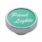 Panel Light Knob Green Aluminum Sticker Chrome Body 1inch 1/4inch Id Up#23044