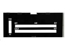 R-415 Chq Camaro Heater Control Lens Without