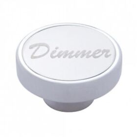 23530 Stainless Plaque Inch.dimmer Dash Knob For Peterbilt Kenworth Freightliner