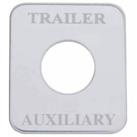 48075 Stainless Steel Trailer Auxiliary Switch Plate Fits Freightliner