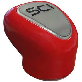 901562 Steering Creations Viper Red Painted Sloped Shift Knob For Eaton 9 And 10 Speed Transmissions