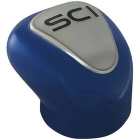 901581 Steering Creations Blue Painted Sloped Shift Knob For Eaton 9 And 10 Speed Transmissions