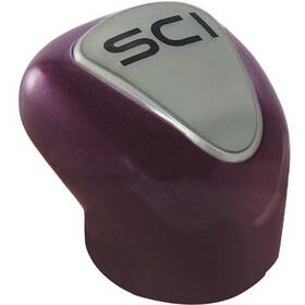 901582 Steering Creations Purple Painted Sloped Shift Knob For Eaton 9 And 10 Speed Transmissions
