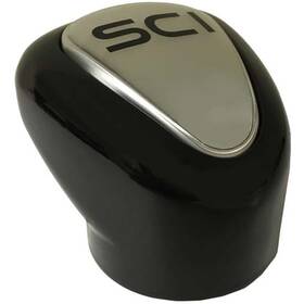 901590 Steering Creations Black Painted Sloped Shift Knob For Eaton 9 And 10 Speed Transmissions