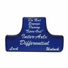 21010-1b Switch Guard Sticker Inter-axle Differential For Freightliner Blue Up#21010-1b