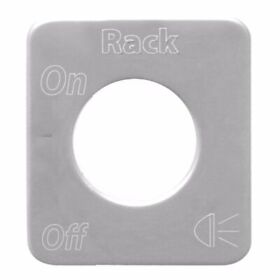 68585 Toggle Switch Plate For Kenworth Marker Lights Stainless Block Letters Gg#68585