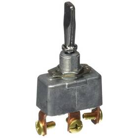 19-1029 Tphd Chrome Single Pole Double Throw Momentary On-off-on Toggle Switch 3 Screw