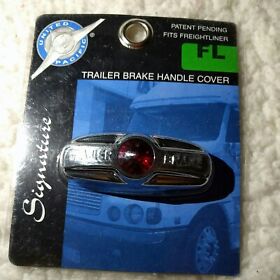 41996 Trailer Brake Handle Cover Red Jewel Chrome Plastic Freightliner Park Trim