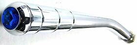 Up41029 Trailer Brake Handle For Kenworth Freightliner Bent 7inch Blue Jewel Chrome