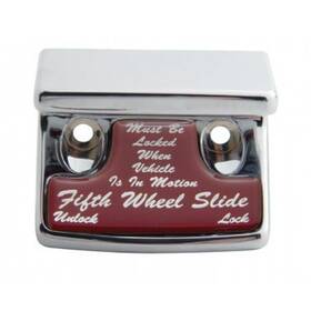 21024 United Pacific Switch Guard Fifth Wheel Slide For Freightliner 1990-2010 Red Glossy Up#21024
