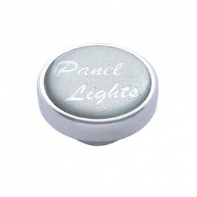 23220 United Pacific Dash Knob Inch Panel Lights Silver Glossy Sticker