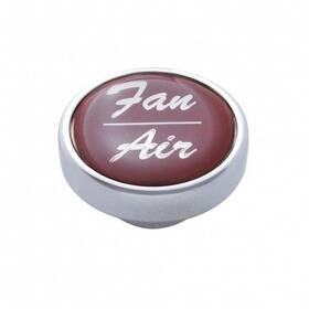 23252 United Pacific Dash Knob Inch Fan/air Red Glossy Sticker