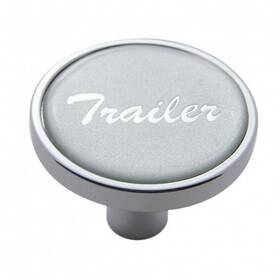 23301 United Pacific Air Brake Valve Control Knob Inch Trailer Short Silver