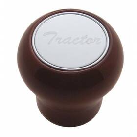 23358 United Pacific Air Brake Valve Control Knob Inch Tractor Wood Stainless