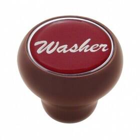23552 United Pacific Dash Knob Inch Washer Wood Deluxe Red Glossy Sticker