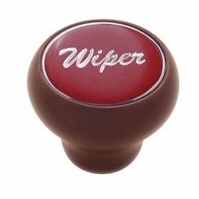 23558 United Pacific Dash Knob Inch Wiper Wood Deluxe Red Glossy Sticker