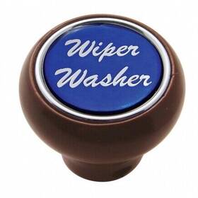 23561 United Pacific Dash Knob Inch Wiper/washer Wood Deluxe Blue Glossy Sticker