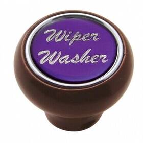 23563 United Pacific Dash Knob Inch Wiper/washer Wood Deluxe Purple Glossy
