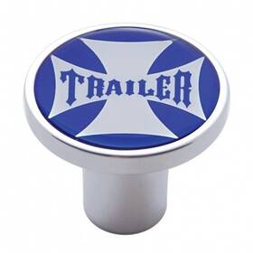 23661 United Pacific Air Brake Valve Control Knob Inch Trailer Blue Maltese
