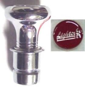 28490 United Pacific Deluxe Lighter Knob With Red Glossy Sticker And Heat Element 7/8 Inch Socket Up#28490
