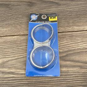 United Pacific 41434 Gauge Cover Small Dual For Kenworth 2006 Regular Depth Tape Mnt Visor Up#41434