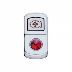 45087 United Pacific Rocker Switch Cover Inch Engine Fan With Red Diamond