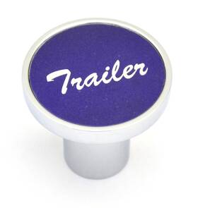 United Pacific Up 23021 Air Brake Trailer Knob Screw-on Chrome Body Purple Aluminum Sticker Up#23021
