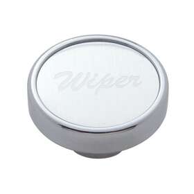 23035 United Pacific Up Wiper Knob For Kenworth Peterbilt Freightliner Silver Aluminum Sticker Up#23035