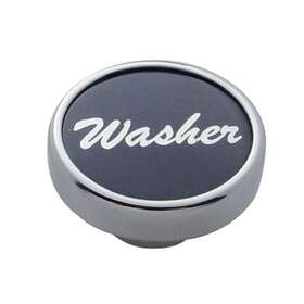 23036 United Pacific Up Washer Control Knob For 1/4 Inch Shaft Black 1 Aluminum Sticker Chrome Up#23036