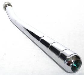 41031 United Pacific Up Trailer Brake Handle Bent For Kenworth Freightliner 7 Inch Green Chrome Up#41031