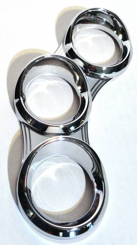 United Pacific Up 41292 Gauge Cover Trio Left Side For 379/389/388/386/384 Peterbilt 2006 And Up- Up#41293