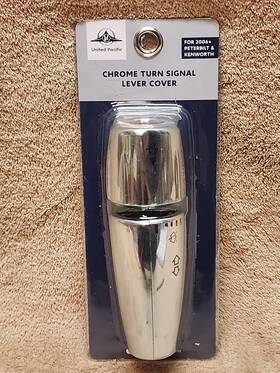 41408 United Pacific Up Turn Signal Lever Cover - Chrome Plastic