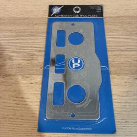 United Pacific Up 710270480005 A/c Heater Control 3 Switch Plate For Peterbilt 1995-2005 Stainless Up#48000