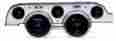 Vfd3-67m-a Dakota Digital Dash 67 Ford Mustang 6 Gauge Cluster W Brushed Bezel