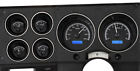 Vhx-73c-pu-k-b Dakota Digital Chevy Truck Vhx Black Alloy Blue Led