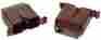 W-674 Classic Headquarters 1968 Camaro 1964-1967 El Camino Dash Pad Dog Leg Clips Pair