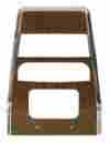 W-983 1968 Camaro Deluxe Walnut Center Dash Panel Without A C