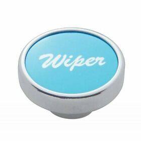 23031 Wiper Control Knob Blue 1inch Aluminum Sticker Chrome Up#23031