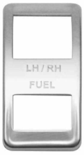 Wp-ws-50 Woodys Accessories Wp-ws50 Rocker Switch Trim For Western Star Fuel Lh Rh Stainless Etched