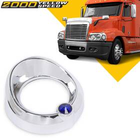 Ylw909738 Ylwspeed2000 Fit For Older Freightliner Century Blue Jewel Visor 2 3/8 Gauge Cover
