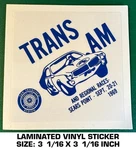 Trans Am Sears Point Sept 1969 Vinyl Decal Sticker-vintage Racing-scca-javelin. Fixed Price $7.97.