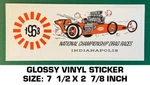 Nhra 1963 National Championship Indianapolis Vinyl Decal Sticker - Drag Races. Fixed Price $10.07.