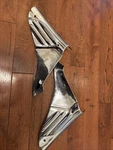 Rechromed 1956 Mercury Monterey Dashboard Trim Panel BV-7604334-AW Hard Top Vtg. Fixed Price $70.00.