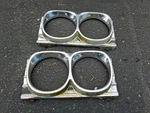 1967 Chevrolet Impala Caprice Biscayne Bel-air Headlight Bezels Oem.. Fixed Price $95.00.